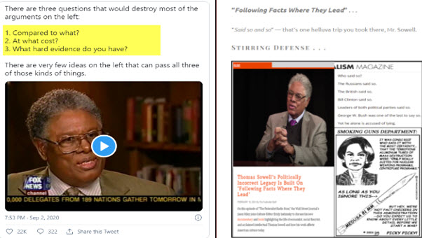 “Consequences Matter” — But Not for You, Mr. Sowell